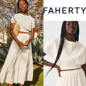 Faherty Cala Windowpane Top